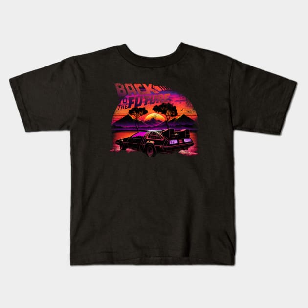 back to the future Kids T-Shirt by The Tee Tree